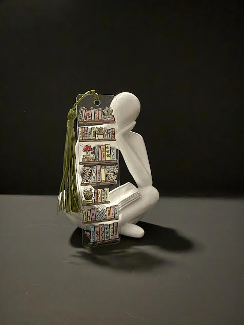 Books on a shelf Bookmark