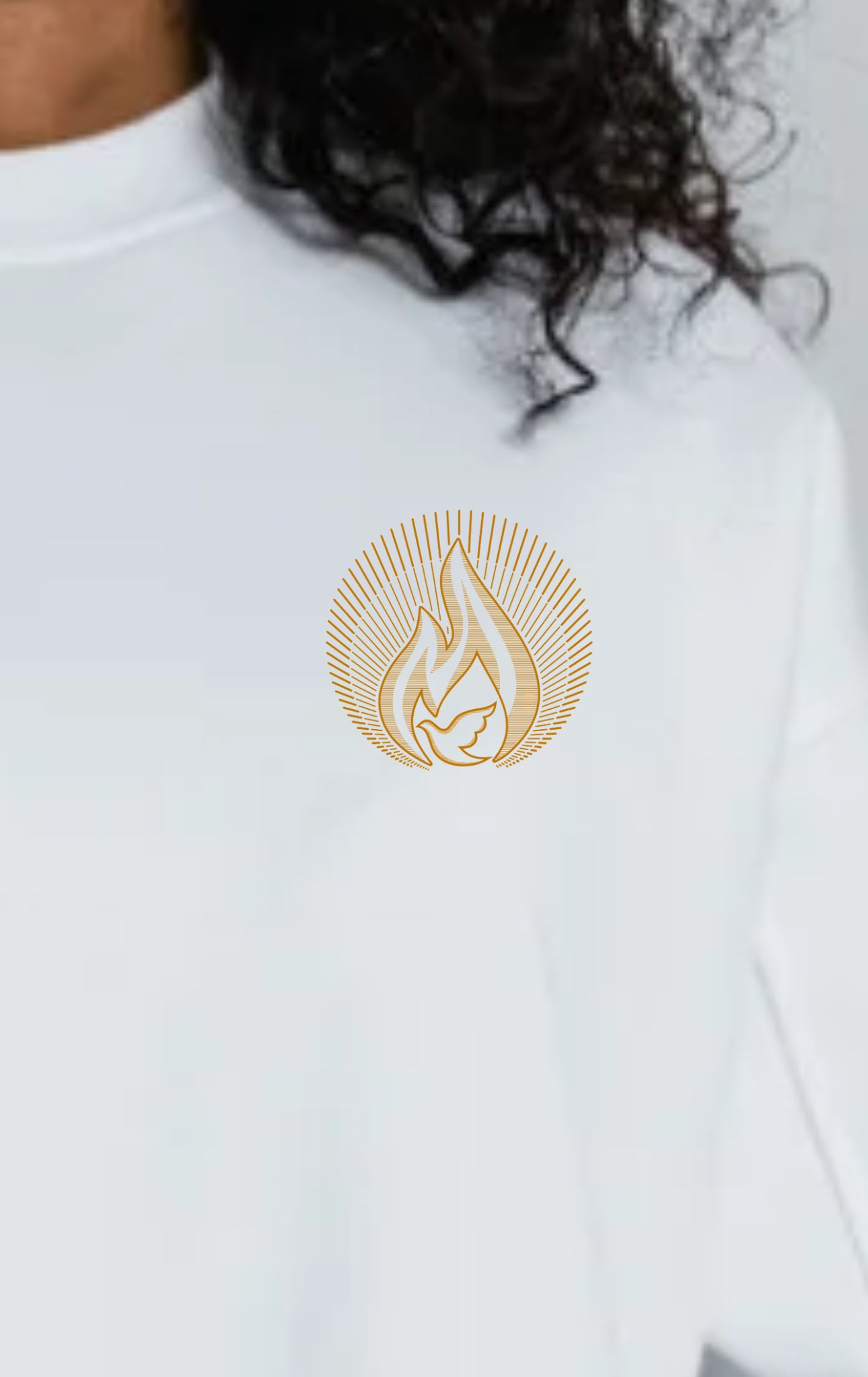 Holy Fire -Embroidered crewneck