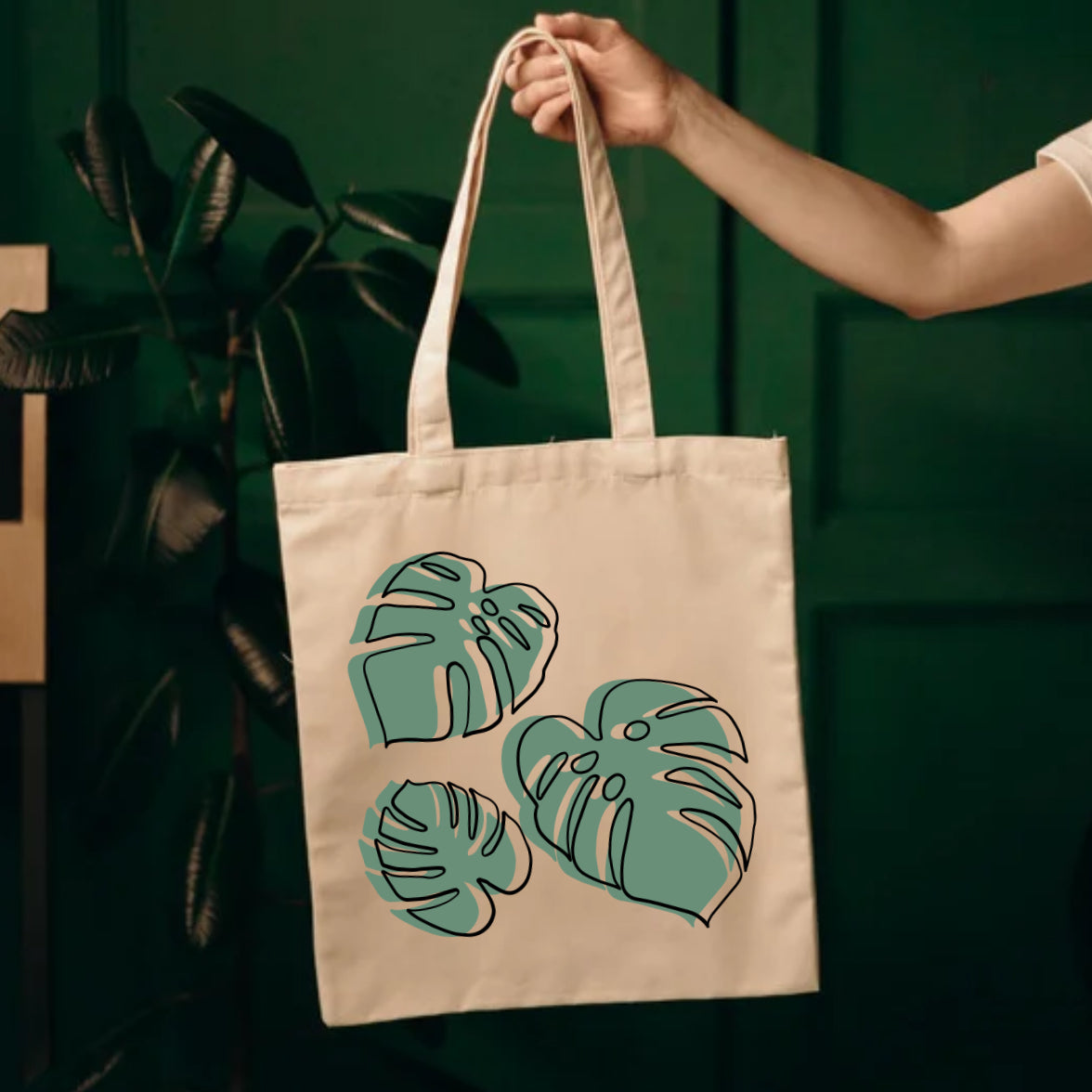 Monstera Tote Bag