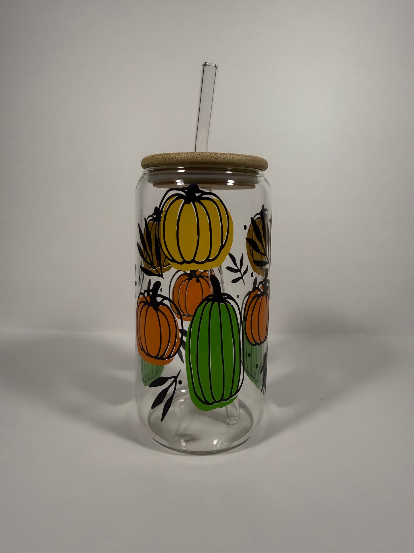 Fall Pumpkin Vinyl Cup