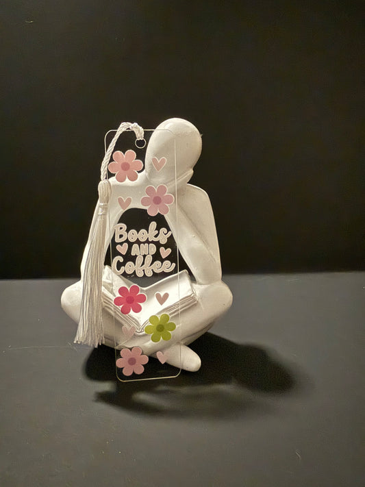 Books & Coffee Bookmark